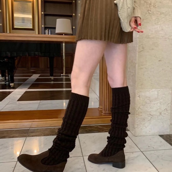 Over knee knitting socks boots - Picture 3 of 5